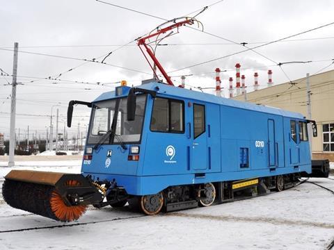 TMZV has supplied a prototype snow-clearing tram to Mosgotrans.