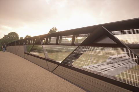 HS2 footbridge design impression (3)
