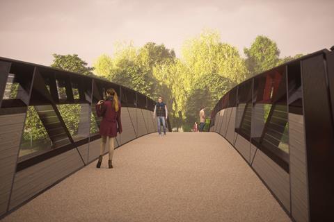 HS2 footbridge design impression (2)