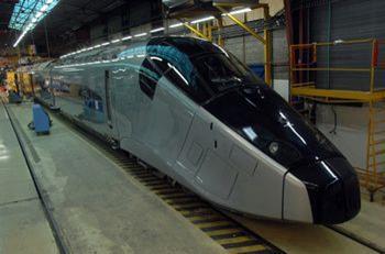 Prototype Alstom AGV high speed train.