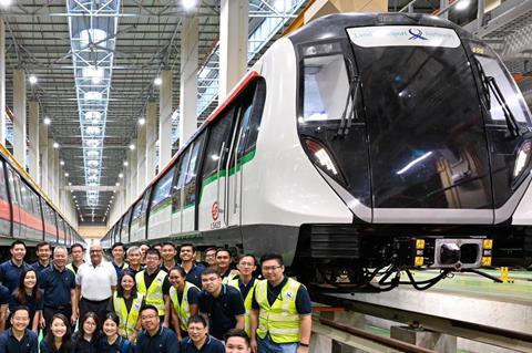Singapore new metro trains