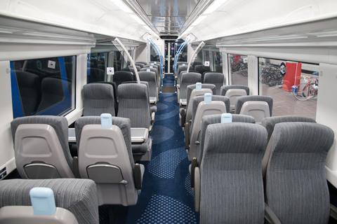 Chiltern Railways has unveiled the first of its 28 Class 168 diesel multiple-units to be refurbished under a £12m programme.