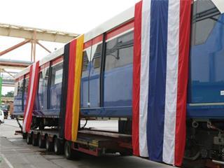 New Siemens metro cars for Bangkok BTS SkyTrain.