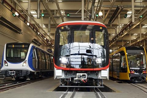 Santiago metro trains (Photo CAF)