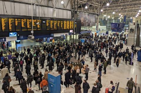 London Waterloo concourse