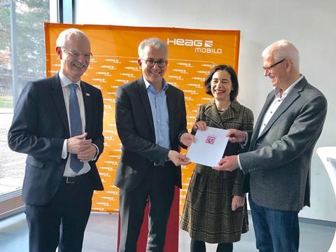 The Land of Hessen has agreed to provide Darmstadt transport operator HEAG Mobilo with €12·3m towards the €19·6m cost of extending the tramway to Technischen Universität Darmstadt's Lichtwiese campus.