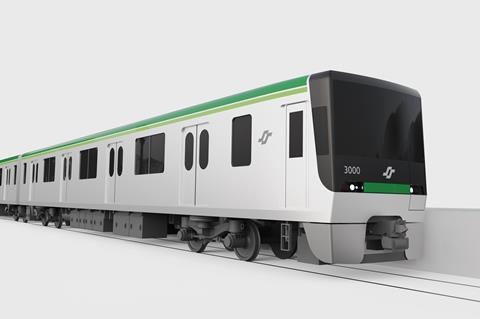 3000-series trains for Sendai city metro Namboku line