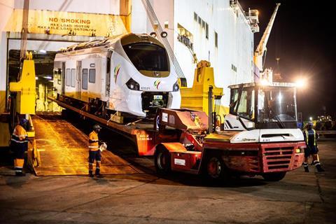 Dakar train delivery