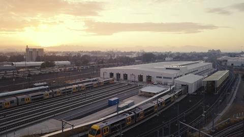 Reliance Rail Auburn Maintenance Centre for Sydney Trains Waratah EMUs