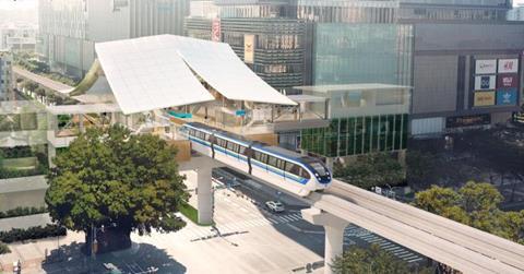 Tainan monorail Blue Line (image Tainan municipality) (1)