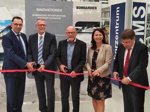 Bombardier Transportation has officially opened a €1m signalling and train control development and testing laboratory in Mannheim.