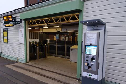 Govia Thameslink Railway ticket machine