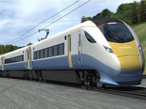 Impression of Hitachi Intercity Express Programme train.