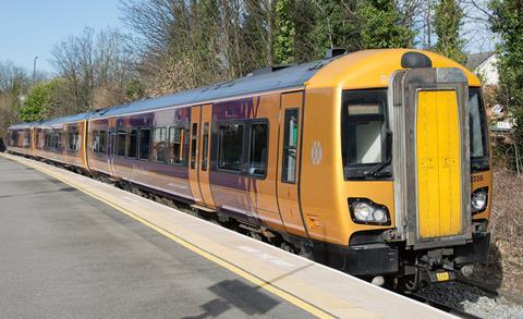 West Midlands Trains Class 172 DMU at Acocks Green