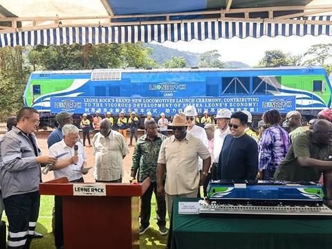 Sierra Leone CRRC loco inauguration (Photo CRRC)