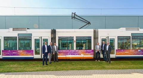 Mannheim weather monitoring tram (Photo RNV)