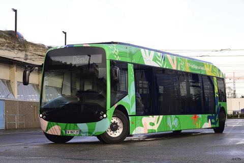 Alstom has delivered 12 of its first Aptis battery electric buses to Compagnie des Transports Strasbourgeois