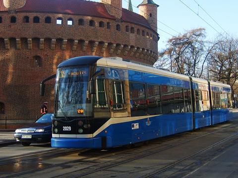 Bombardier supplied a total of 50 Flexity NGT6 trams to Kraków in 2000-08.