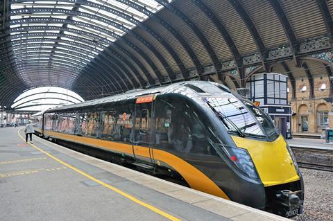 Grand Central train at York station