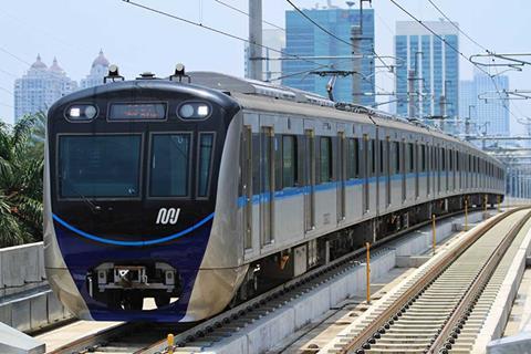 Jakarta MRT North-South Line Phase 2A train (Photo Sumitomo)