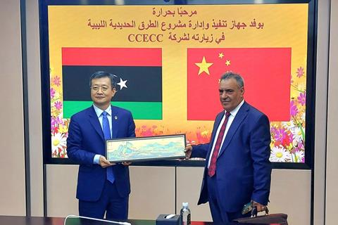 China Civil Engineering Construction Corp and Libyan Railways have signed a memorandum of understanding