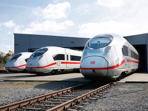 Velaro D high speed trains.