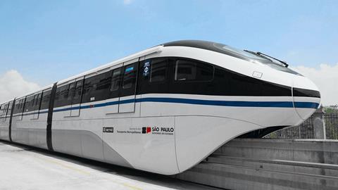 Sao Paulo BYD monorail