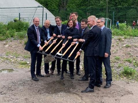 Construction of the Raide-Jokeri orbital light rail line between Helsinki and Espoo began on June 4.