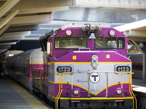 MBTA commuter train