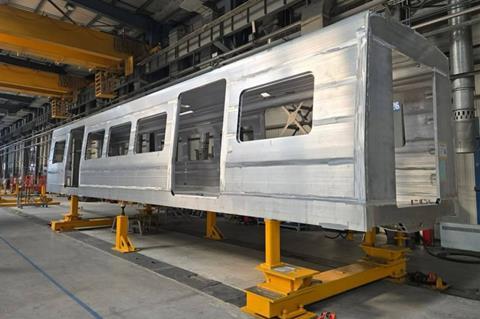 Astana light metro cars in CRRC Tangshan factory (Photo City Transportation Systems - Astana) (3)