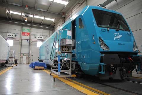 Talgo hydrogen test train