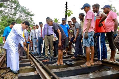 A programme to renovate the Kelani Valley railway was launched with a ceremony at Homagama station