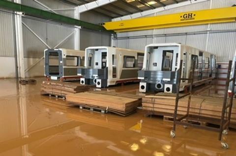 Stadler production was impacted by flooding in Spain