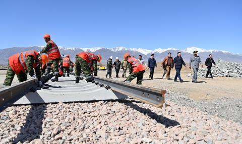 Kyrgyzstan’s President launches construction of Balykchy to Kochkor railway (11)