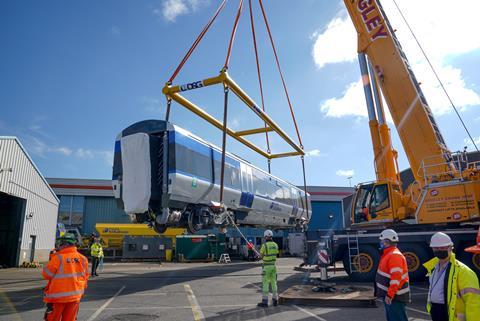 Translink NI Railways CAF DMU cars delivered March 2021 (5)