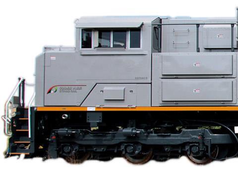 Impression of EMD locomotive ordered by Etihad Rail.