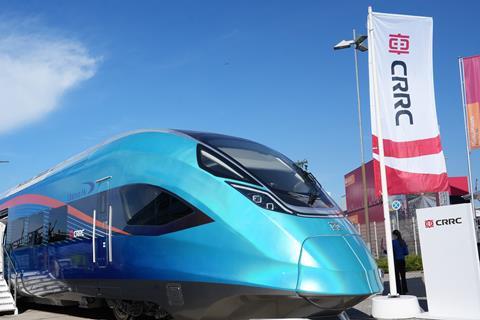 CRRC train at InnoTrans 2024 (Photo CRRC)