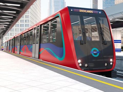 Transport for London has selected CAF to supply 43 five-car driverless light metro trains for the Docklands Light Railway.