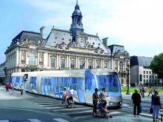 Impression of Tours tram.