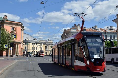 Russian tram