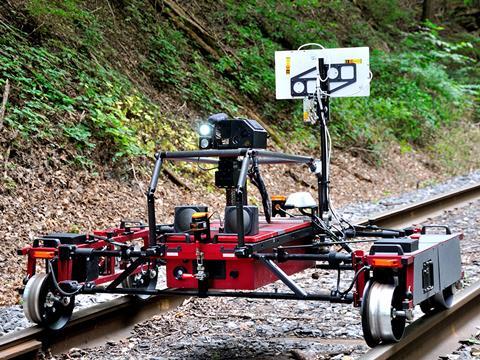 Instrumented Rail Inspection System developed by Johns Hopkins University’s Applied Physics Laboratory.