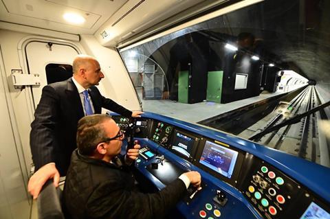 President Recep Tayyip Erdoğan opened a 3·3 km three-station extension of Ankara metro Line M4 on April 12.