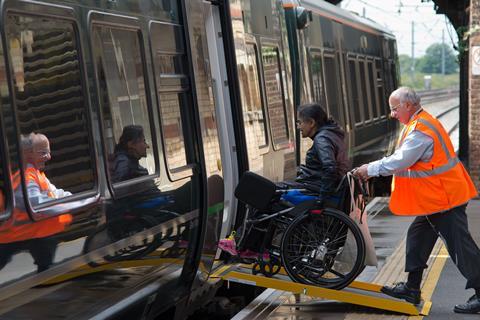 GWR accessibility support at Southall (Photo: Tony Miles)