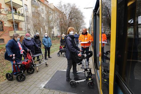 Kassel tram accessibility testing
