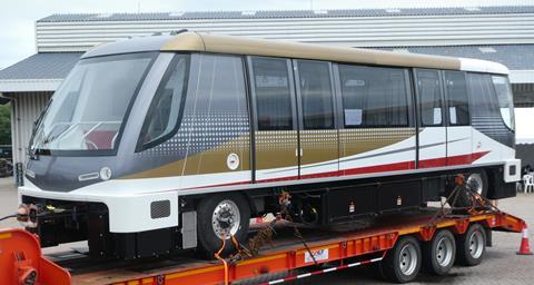 th Bangkok Gold Line Bombardier Innovia APM delivery 