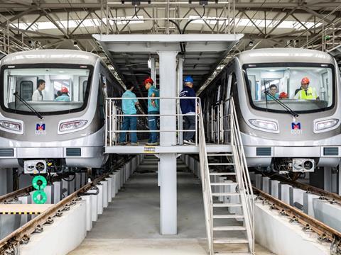 Test running on Xiamen metro Line 2 started on July 12.