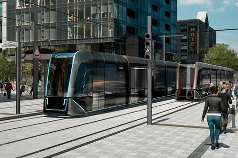 Quebec tram impression