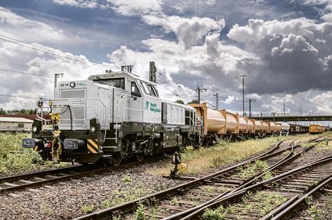 Vossloh Rolling Stock DE 18 locomotive in operation (Photo Northrail)