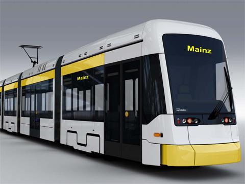 Impression of Stadler Variobahn tram for Mainz.