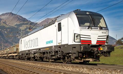 Generic Vectron locomotive (Image Siemens Mobility)